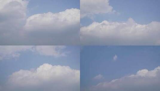 云延时小清新天空云朵飘动高清在线视频素材下载