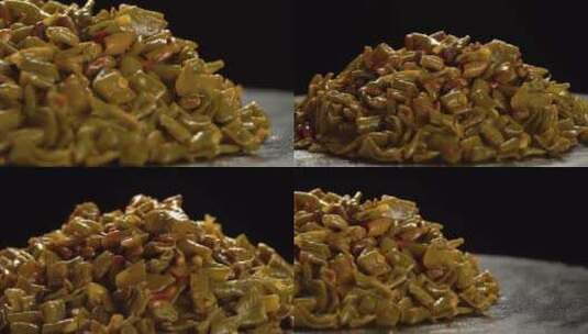 酸豆角-腌制高清在线视频素材下载