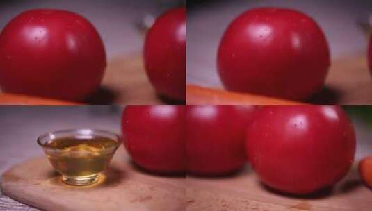 【镜头合集】西红柿番茄榨汁番茄汁蔬高清在线视频素材下载