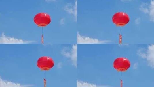开业典礼红气球高清在线视频素材下载