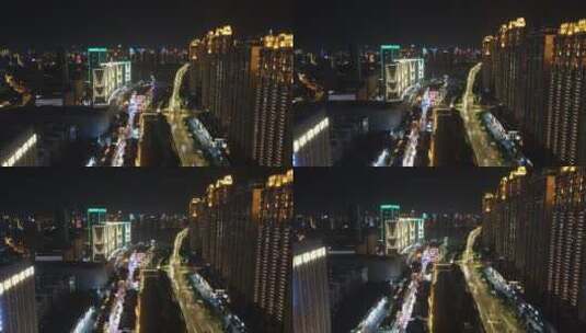 城市航拍武汉楚河汉街商业步行街高清在线视频素材下载