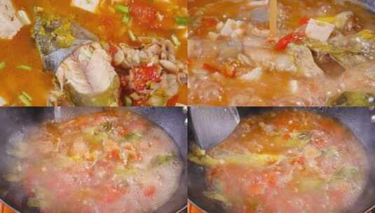 黄骨鱼菜品高清在线视频素材下载