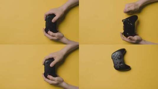 手玩视频游戏控制器高清在线视频素材下载