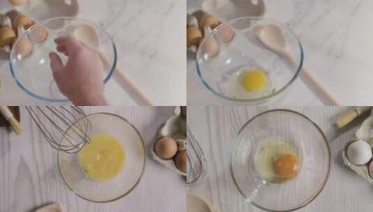 磕鸡蛋打鸡蛋高清在线视频素材下载