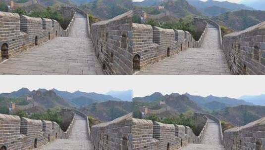 中国奇迹古建筑古长城遗址高清在线视频素材下载
