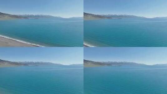 赛里木湖 赛湖 新疆风光 草原湿地高清在线视频素材下载
