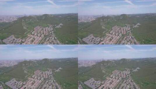 4k航拍山东济南城市高清在线视频素材下载
