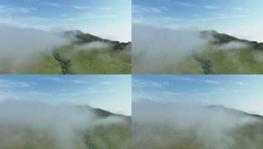 山间云雾云海高清在线视频素材下载