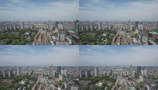 浙江宁波城市风光城市大景航拍高清在线视频素材下载
