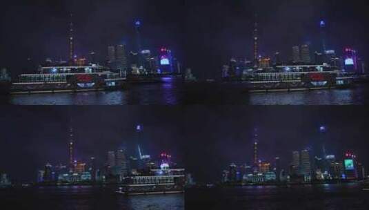 上海夜景4k高清在线视频素材下载