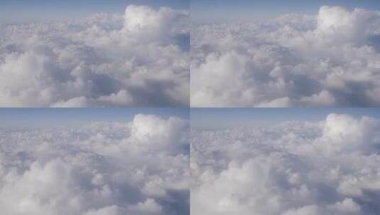 云层之上的风景高清在线视频素材下载