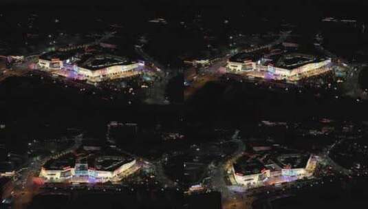 福建省泉州市德化瓷艺城航拍高清在线视频素材下载