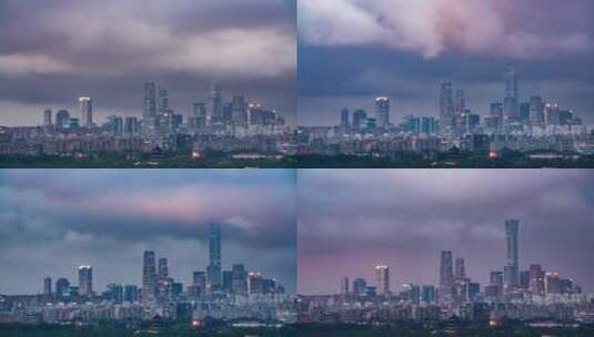 北京城市风光延时摄影高清在线视频素材下载