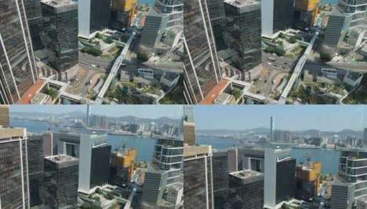 香港中环城市街景高清在线视频素材下载