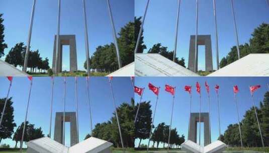 恰纳卡莱-加利波利烈士纪念碑4K高清在线视频素材下载