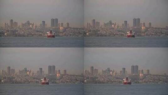 伊斯坦布尔的海湾高清在线视频素材下载