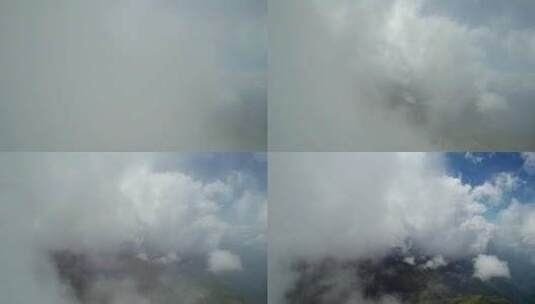 穿越云端的美景高清在线视频素材下载