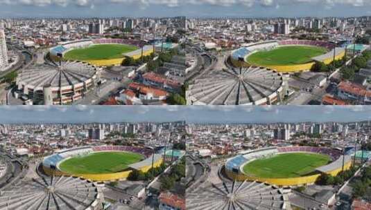 巴西Aracaju Sergipe足球场高清在线视频素材下载