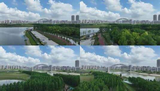 江汉湾桥高清在线视频素材下载