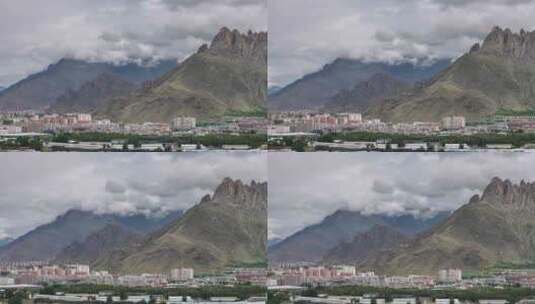 拉萨航拍空镜高清在线视频素材下载
