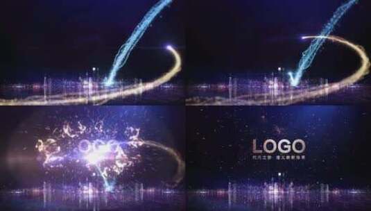 LOGO演绎企业LOGO高清AE视频素材下载