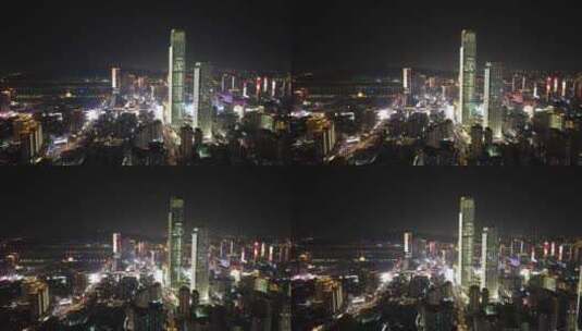 湖南长沙五一商圈国金中心黄兴路步行街高清在线视频素材下载