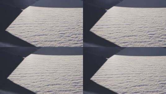 飞机，飞行，云，机翼高清在线视频素材下载
