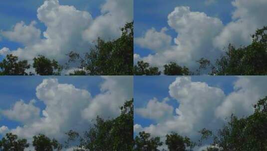 天空中的云景高清在线视频素材下载