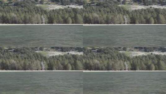 湖面上的水波竖屏高清在线视频素材下载
