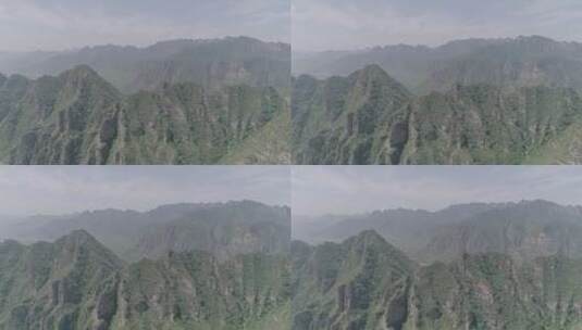 航拍山西旅游胜地太行山脉60帧原素材高清在线视频素材下载