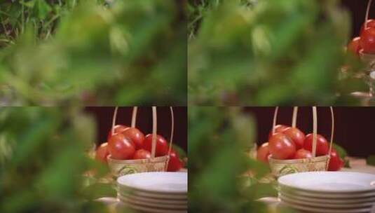 西红柿番茄菜篮子 (4)高清在线视频素材下载