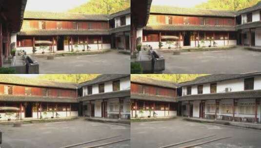 天台山国清寺禅院建筑视频高清在线视频素材下载