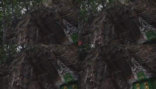 杭州宝石山景区佛石岩高清在线视频素材下载