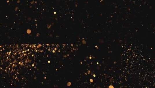 金色粒子粉末光斑元素背景高清在线视频素材下载