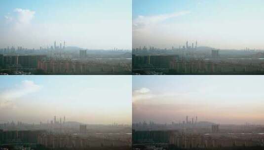 4K广州城市高楼延时摄影2高清在线视频素材下载