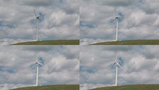 风力发电 新能源  风车发电高清在线视频素材下载