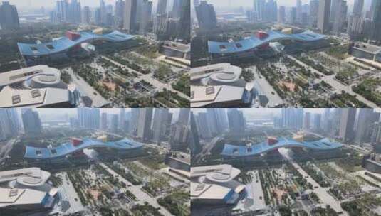市民中心 深圳政府 政府大楼高清在线视频素材下载