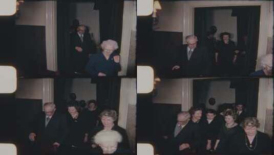 客人进入房间的复古镜头高清在线视频素材下载