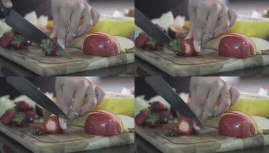 草莓苹果高清在线视频素材下载