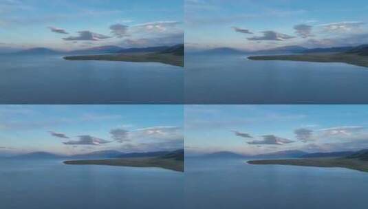 中国新疆赛里木湖航拍高清在线视频素材下载