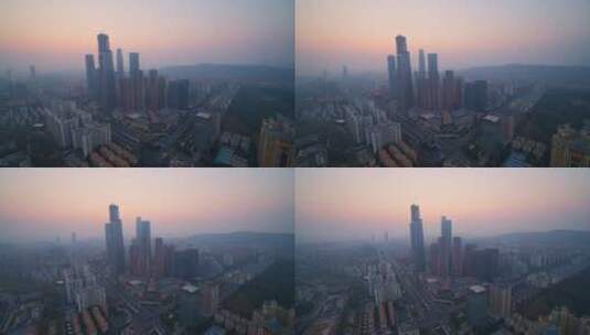 广西南宁城市航拍高清在线视频素材下载