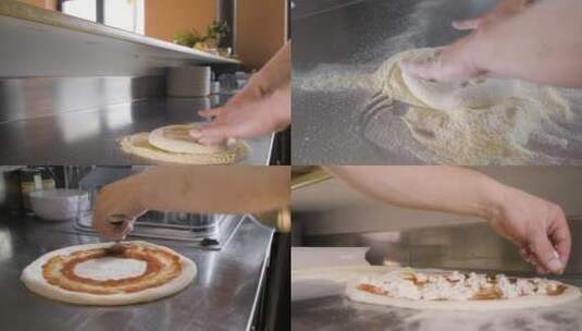 制作披萨高清在线视频素材下载