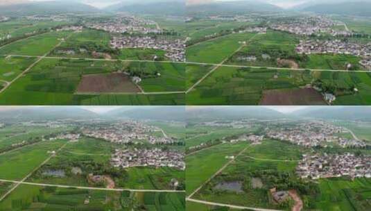 中国云南村庄与田野高清在线视频素材下载