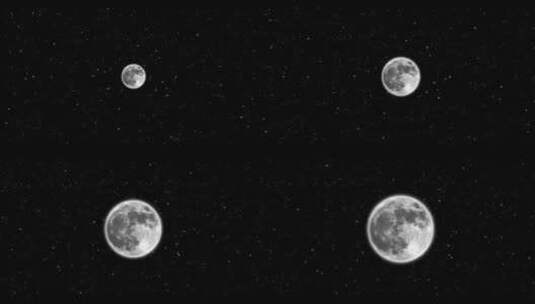 月球、月亮高清在线视频素材下载