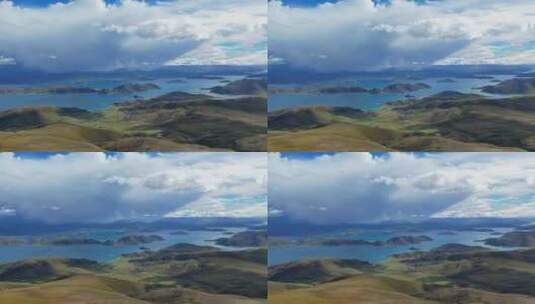 鲁日拉羊湖全景高清在线视频素材下载