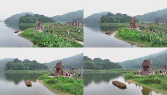 中国广州市从化区石门国家森林公园高清在线视频素材下载