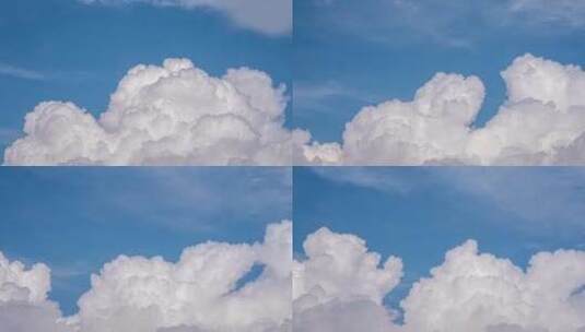 蓝天白云，翻滚的云高清在线视频素材下载