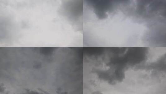 延时拍摄乌云密布的阴天高清在线视频素材下载