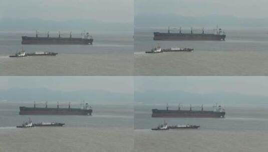 宁波港口 船舶高清在线视频素材下载