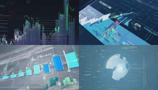 金融股票、基金、数据图高清在线视频素材下载